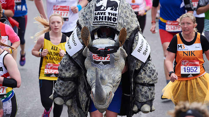 London Marathon Says Reconsider Fancy Costumes in Record Heat