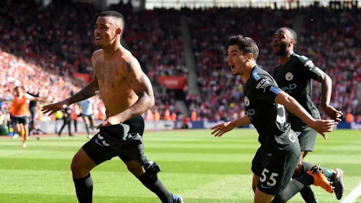 Last-Gasp Gabriel Jesus Winner Takes Man City to Magical 100 Point Mark