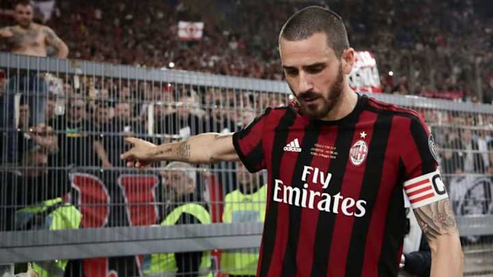 AC Milan Captain Leonardo Bonucci Reportedly Set to Complete Shock Move to Paris Saint-Germain