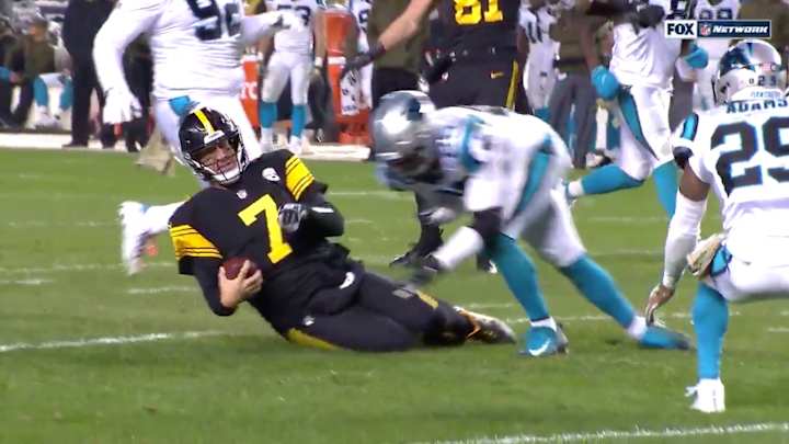 Watch: Panthers' Eric Reid Gets Ejected for Hit on Ben Roethlisberger