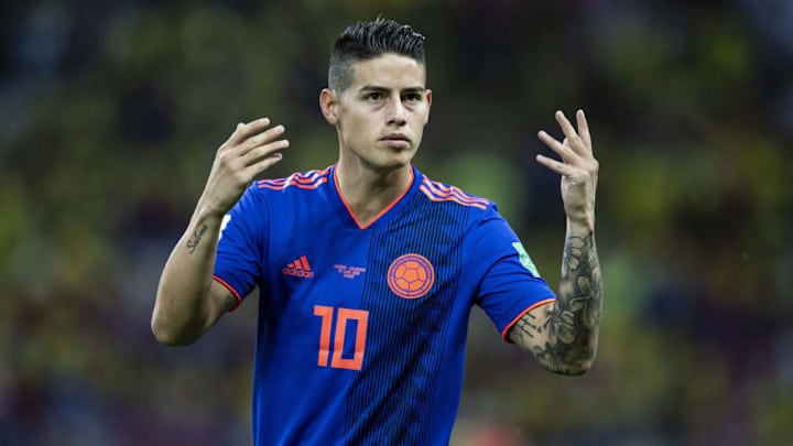 James Rodriguez Pays Tribute to Colombia Fans After Crucial Group H Win Over Poland James Rodriguez Pays Tribute to Colombia Fans After Crucial Group H Win Over Poland