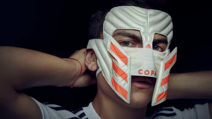 adidas Reveal New Mask Made From Copa 19 Boots to Honour Paulo Dybala's Iconic Gladiator Celebration