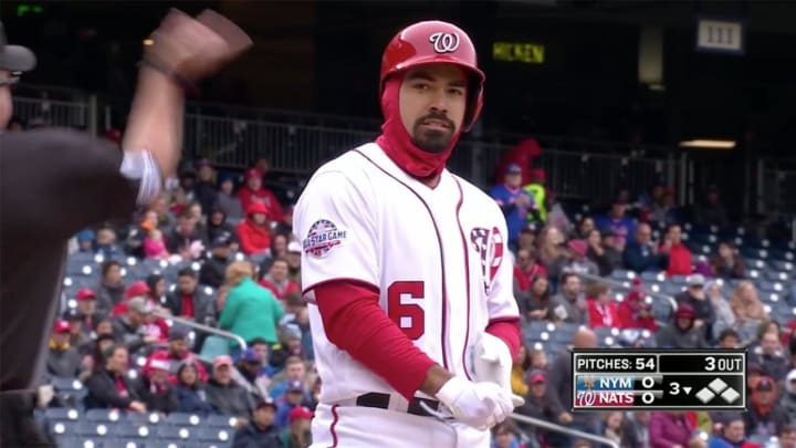 Watch: Nationals' Anthony Rendon Flips Bat, Says Nothing, Gets Ejected