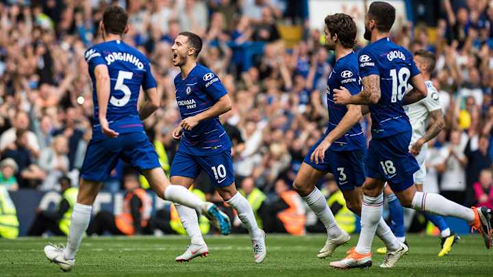 WATCH: Hazard Scores Hat Trick Against Cardiff as Chelsea Maintains Perfect Start