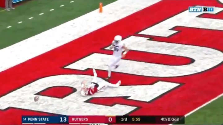 Watch: Rutgers Botches 'Philly Philly' Trick Play, Drops Pass in End Zone