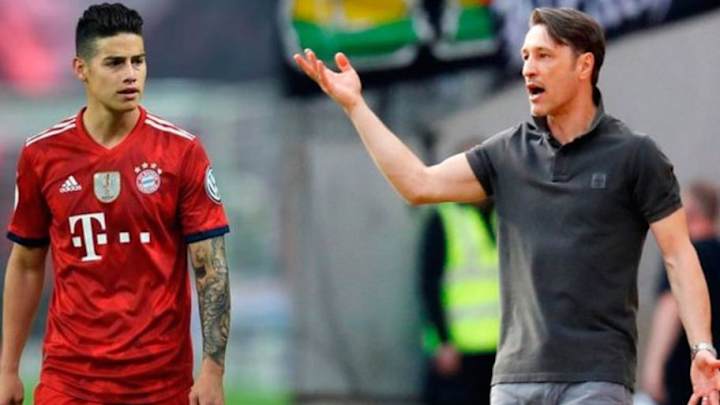 Así jugará James Rodríguez en el esquema de Niko Kovac