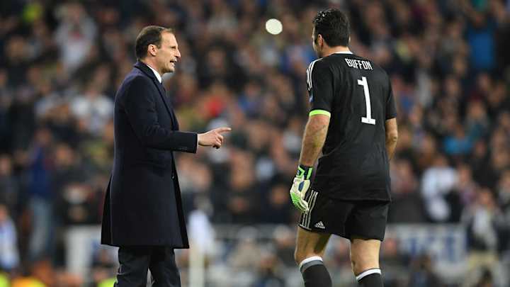 Juventus Coach Max Allegri Defends Buffon as 'an Example for 20 Years' After Referee Outburst