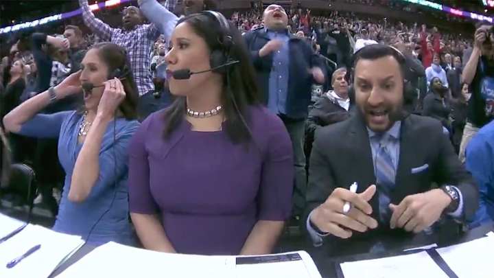 Watch: Rebecca Lobo, Kara Lawson and Adam Amin React to Final Seconds of UConn–Notre Dame Game Watch: Rebecca Lobo, Kara Lawson and Adam Amin React to Final Seconds of UConn–Notre Dame Game