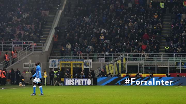 Inter Handed Two Game Stadium Ban After Vile Racist Abuse in Boxing Day Napoli Clash Inter Handed Two Game Stadium Ban After Vile Racist Abuse in Boxing Day Napoli Clash