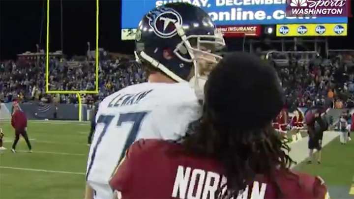 Watch: Josh Norman Throws Helmet at Taylor Lewan in Clash After Redskins-Titans Game