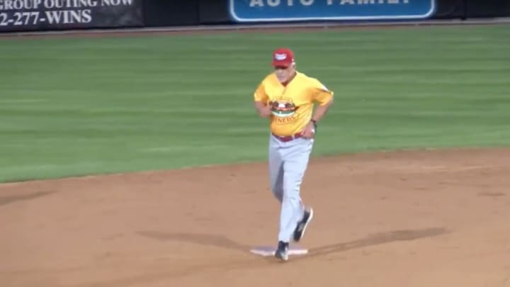 Thursday’s Hot Clicks: Manager Gets Ejected, Hits Pantomime Homer, Circles the Bases