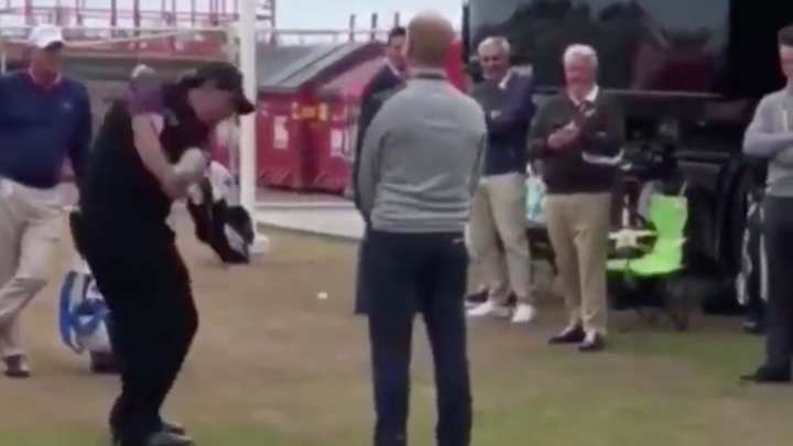 Watch: Fan Remains (Mostly) Calm as Phil Mickelson Hits Flop Shot Over His Head