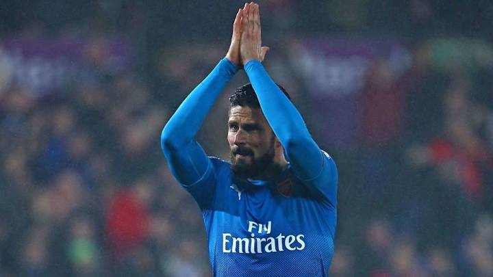 Arsenal Fans React on Social Media as Olivier Giroud Waves Goodbye After Swansea Loss