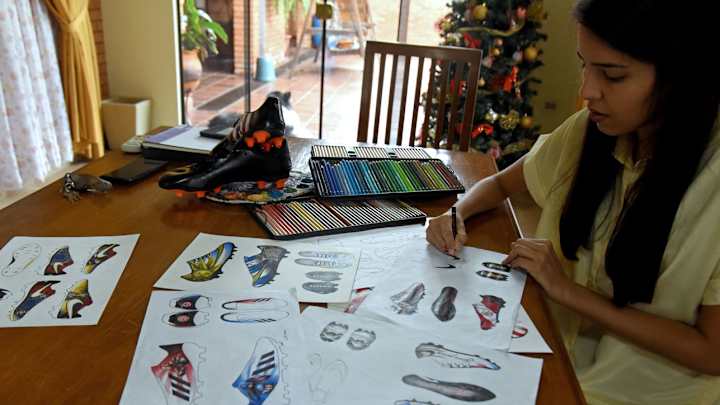 Paraguayan Artist Creates Custom Cleats for Messi Featuring His Life Story