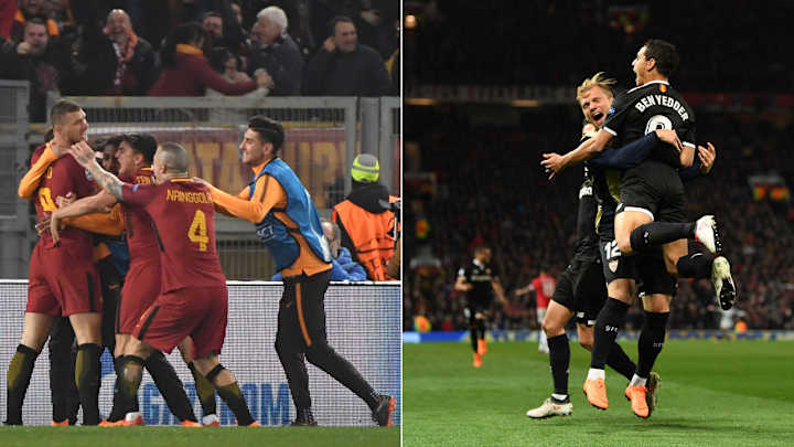 Sevilla Ousts Sloppy, Sluggish Man United; Dzeko Leads Roma Through in UCL Last 16