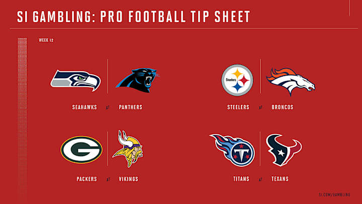 Weekly Tip Sheet: The Complete Printable Betting Guide to NFL Week 12 Games