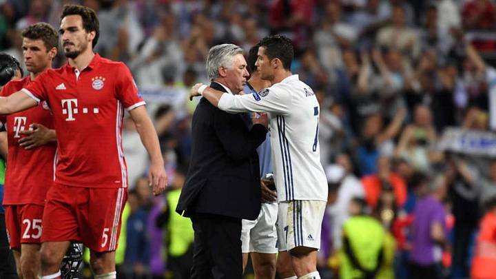 Cristiano Ronaldo Consults Former Manager Carlo Ancelotti Ahead of Rumoured Juventus Move Cristiano Ronaldo Consults Former Manager Carlo Ancelotti Ahead of Rumoured Juventus Move