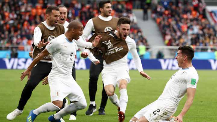 WATCH: Late Gimenez Header Gives Uruguay World Cup Win Over Egypt WATCH: Late Gimenez Header Gives Uruguay World Cup Win Over Egypt