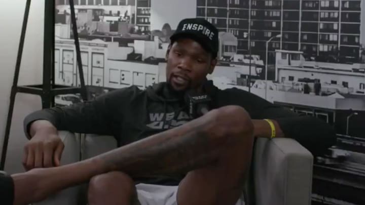 Watch: Kevin Durant Responds to Getting Heckled: 'That's Corny, That's Weak'