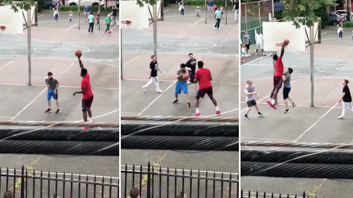 Tuesday’s Hot Clicks: This Will Be the Summer of Joel Embiid Dunking on Civilians Tuesday’s Hot Clicks: This Will Be the Summer of Joel Embiid Dunking on Civilians