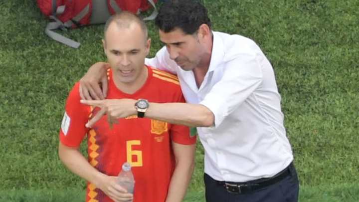 El 'palo' de Iniesta a Hierro por su suplencia en los octavos de final del Mundial