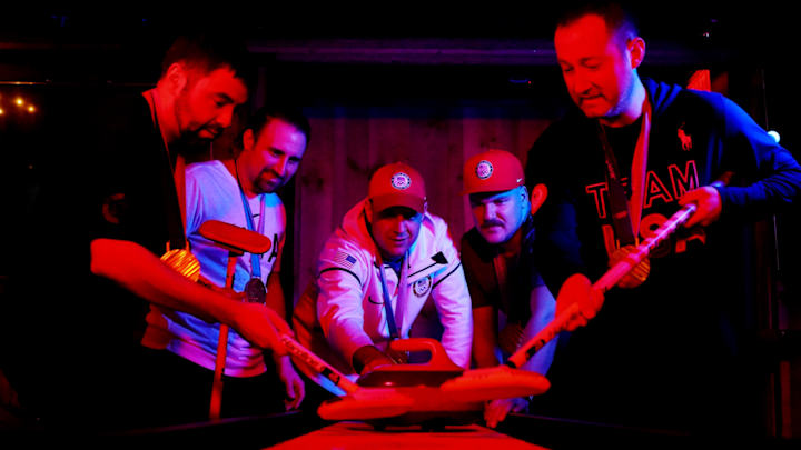 Gold-medal U.S. Olympic Men's Curling Team