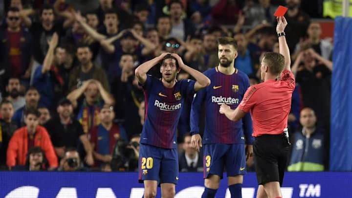 OFICIAL | Ya se conoce la sanción a Sergi Roberto por su expulsión en el Clásico
