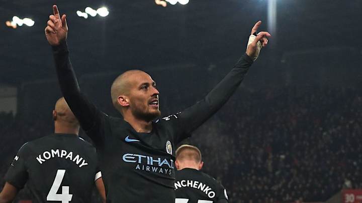 WATCH: David Silva Double Sends Man City to Within 2 Wins of Premier League Crown