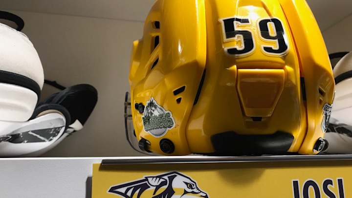 Predators Will Wear Helmet Decal to Honor Humboldt Broncos In Playoff Opener Thursday