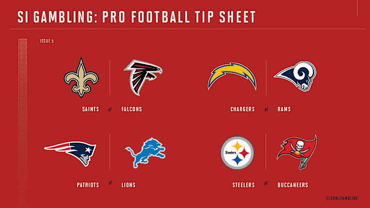 Weekly Tip Sheet: The Complete Printable Betting Guide to NFL Week 3 Games