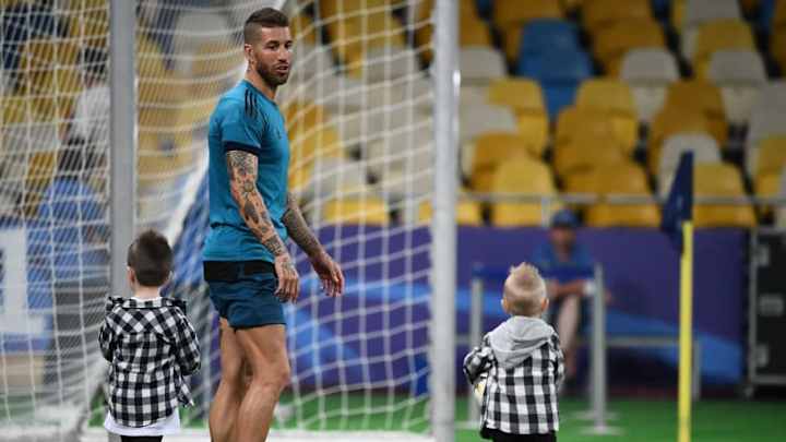El nuevo look de Ramos y sus hijos para la final de Kiev