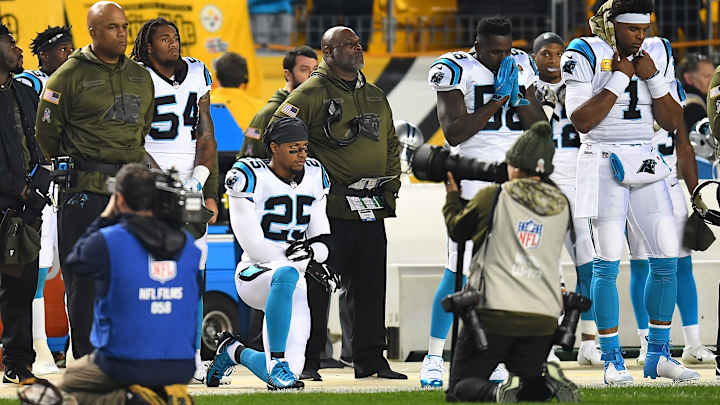 Which NFL Players Protested Racial Injustice During the National Anthem in Week 10? Which NFL Players Protested Racial Injustice During the National Anthem in Week 10?