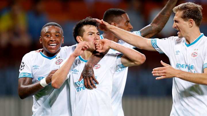 WATCH: Mexico's Lozano Scores for PSV in Champions League Qualifying Playoff Win