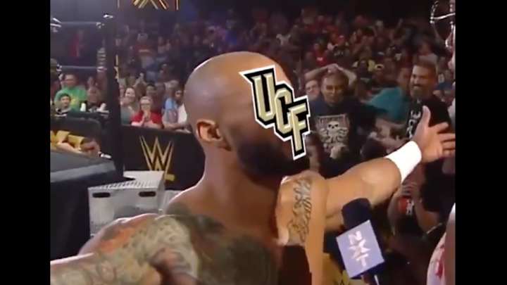 Watch: UCF Reacts to College Football Playoff Snub With WWE NXT Mashup Watch: UCF Reacts to College Football Playoff Snub With WWE NXT Mashup
