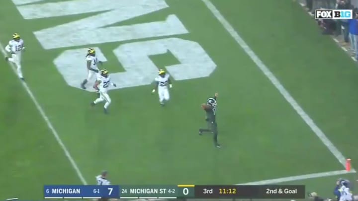 Watch: Michigan State Fools Michigan, Scores on 'Philly Special' Touchdown Watch: Michigan State Fools Michigan, Scores on 'Philly Special' Touchdown