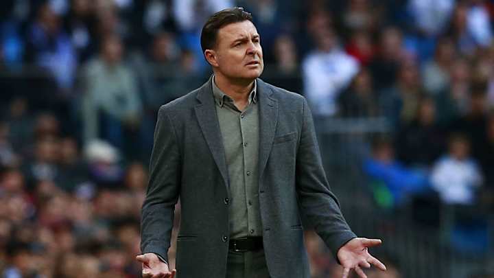 La pancarta de los Riazor Blues apoyando a Cristóbal Parralo