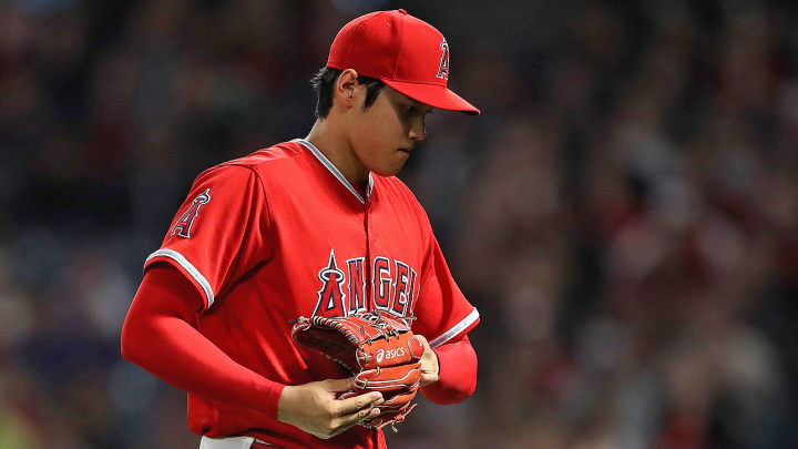 Angels' Shohei Ohtani Exits With Blister on Pitching Hand