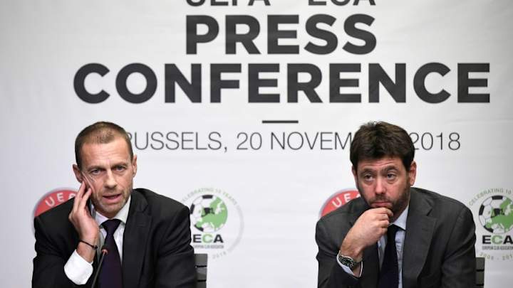 El cambio en el formato Champions que han discutido Ceferin y Agnelli