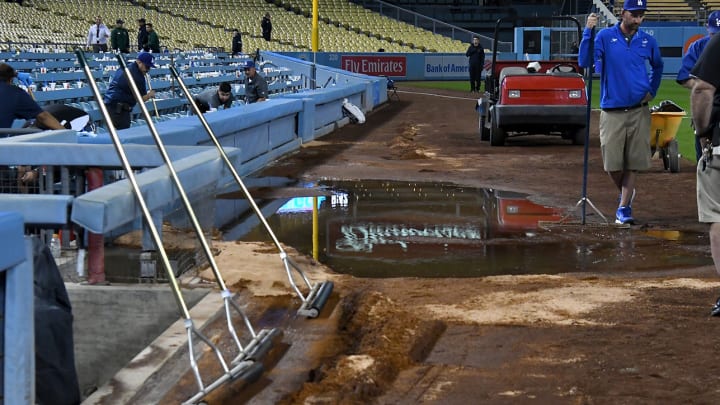 Dodger Stadium Sewage Leak Ends Spring Training Game