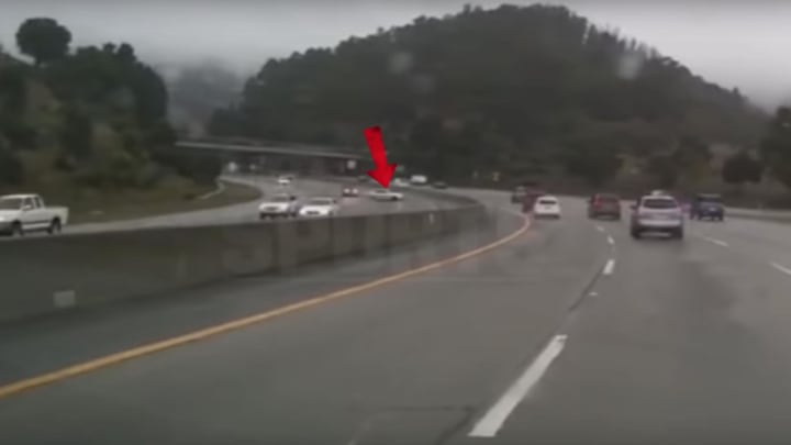 Watch: Footage Surfaces of Car Crashing into Stephen Curry's Porsche