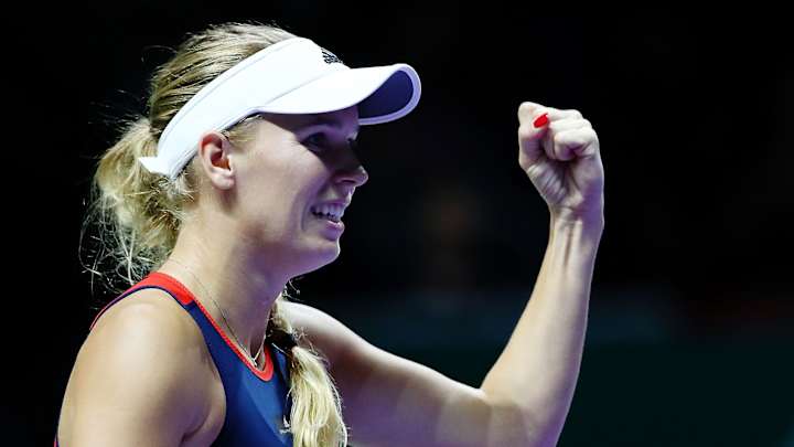 Wozniacki Gets On the Board With First Win at WTA Finals