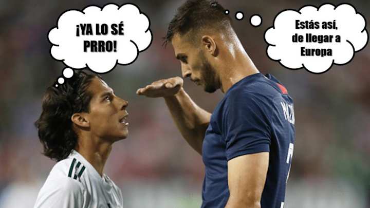 #HayTiro | Las palabras que le dedica Diego Lainez a Matt Miazga tras su roce #HayTiro | Las palabras que le dedica Diego Lainez a Matt Miazga tras su roce