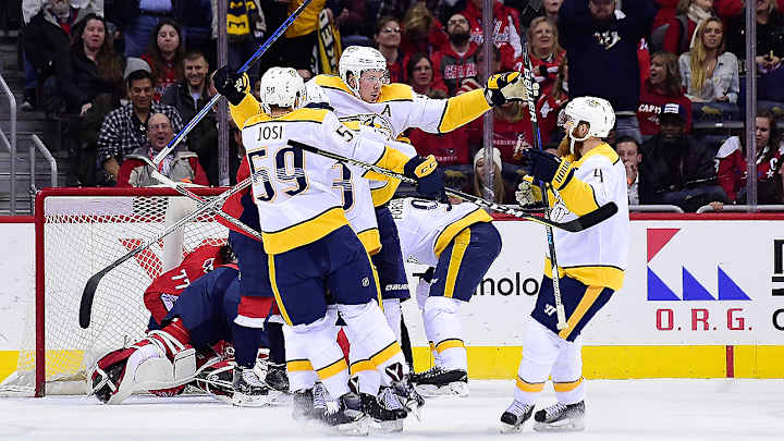 Predators Clinch Presidents' Trophy, Top Seed in West With Win Over Capitals