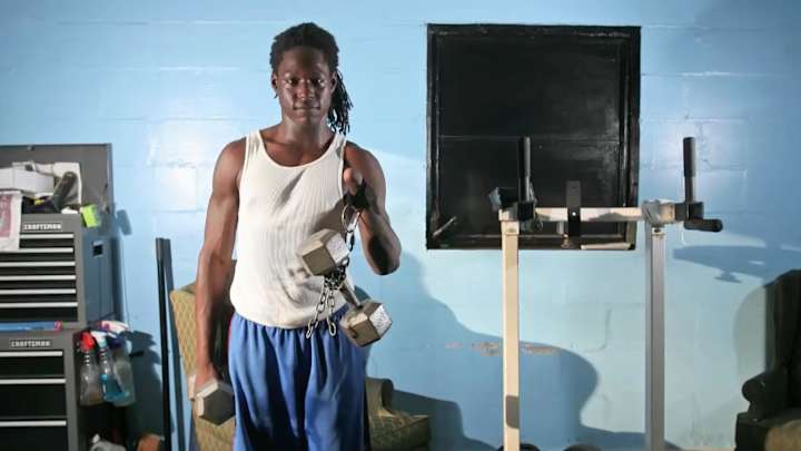 Here’s All the Adaptive Gym Equipment Shaquem Griffin’s Dad Made to Help Him Reach the NFL