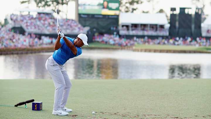 Tiger Woods Works to Salvage Disappointing Start in First Round of the Players Championship Tiger Woods Works to Salvage Disappointing Start in First Round of the Players Championship