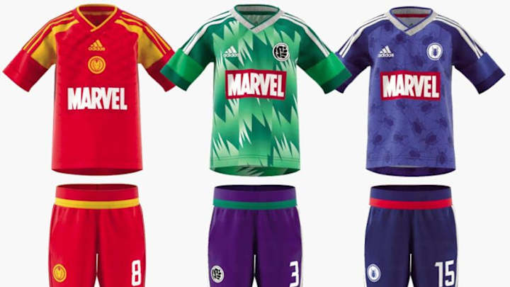 LEAKED: Adidas' Stunning New Marvel Superhero Football Kits Set for 2018 Release