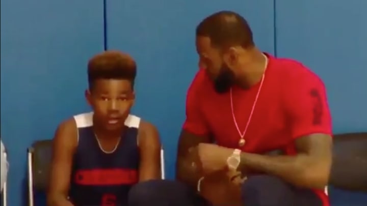 Watch: LeBron's Advice for Son Bryce After Rough Game Is Useful for All Basketball Players