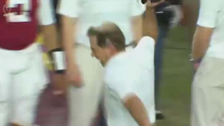 WATCH: Nick Saban Breaks Headset After Penalties Force Alabama to Settle for Field Goal