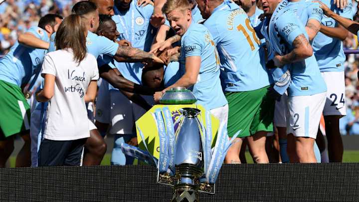 Sergio Ramos Hilariously Empathizes After Man City Knocks Premier League Trophy Over
