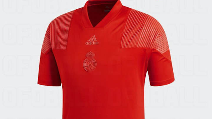 PHOTO: Designs for Real Madrid's 'Tango Red' 3rd Strip for 2018/19 Season Leak Online